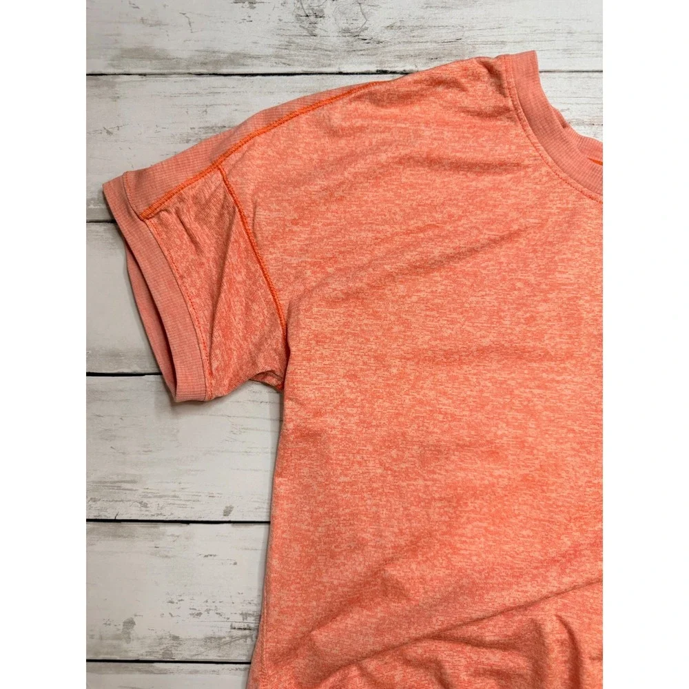 The North Face Womens Orange Space Dye Active T-Shirt Short Sleeve Small - Picture 7 of 10